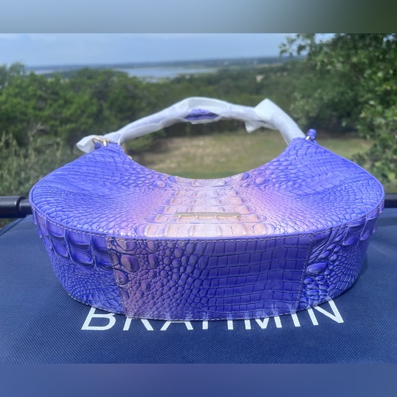 NWT Brahmin Small Bekka Bag in VERY PERI Shoulder bag - Picture 13 of 15